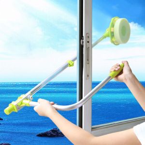 Network Home Recommendations מוצר חם telescopic High-rise cleaning glass Sponge ra mop cleaner brush for washing windows Dust brush clean the windows hobot 168 188