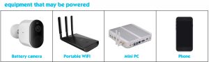 Network Home Recommendations אביזרי אמבטיה 4w פאנל סולארי 3 ב 1 dc/micro usb/typec פלט 5v 6v 9v 12v סוללה נטענת 18650 למצלמת אבטחה חיצונית